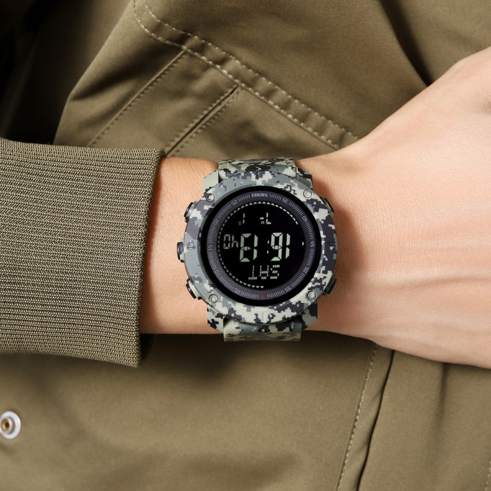 Skmei 2095CMGN Camo Green Compass