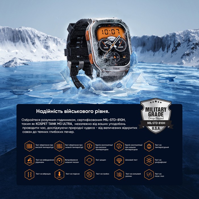 Kospet TANK M3 ULTRA Silver