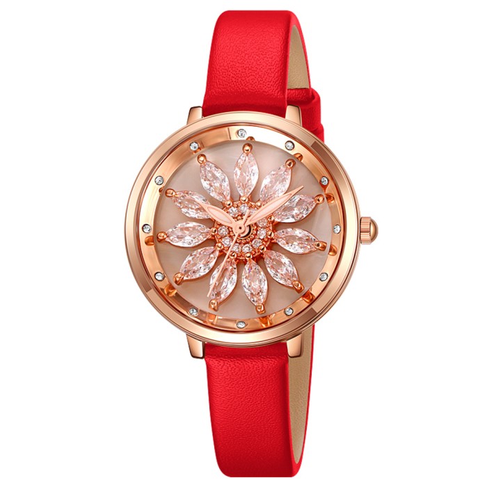 Жіночі наручні годинники Skmei 2268MTRD Matte Red