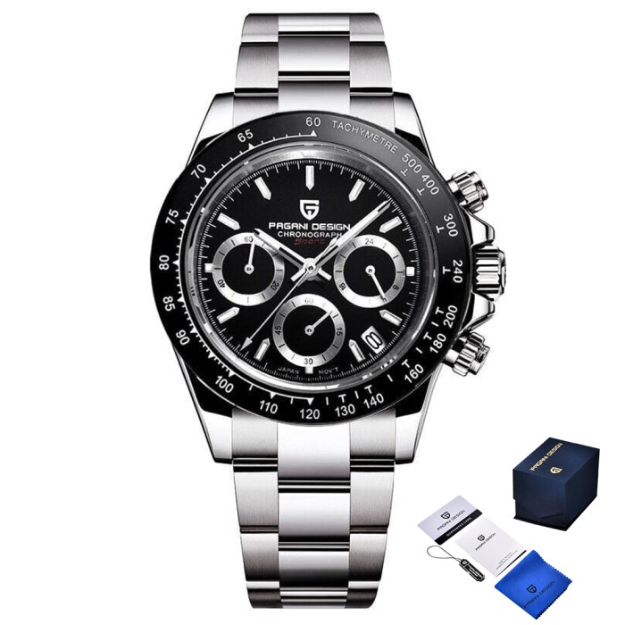 Годинник Pagani Design PD-1644 Silver-Black