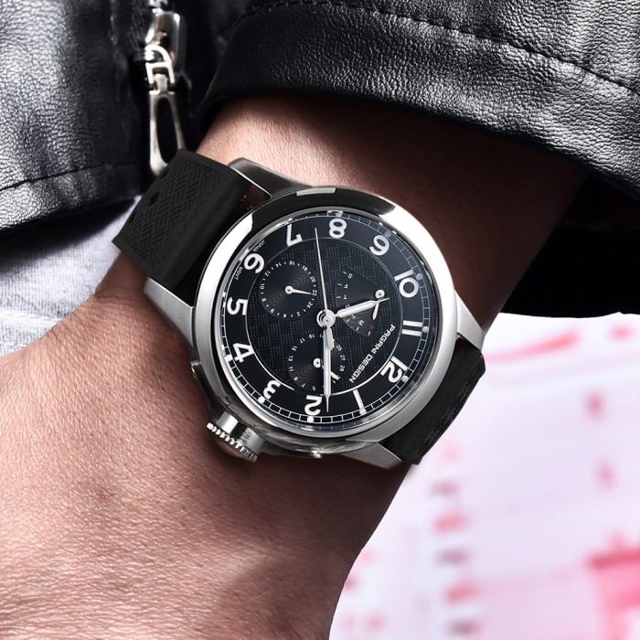 Наручний годинник Pagani Design PD-1780 Black-Silver-Black