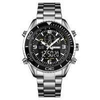 Skmei 1600SIBK Silver-Black