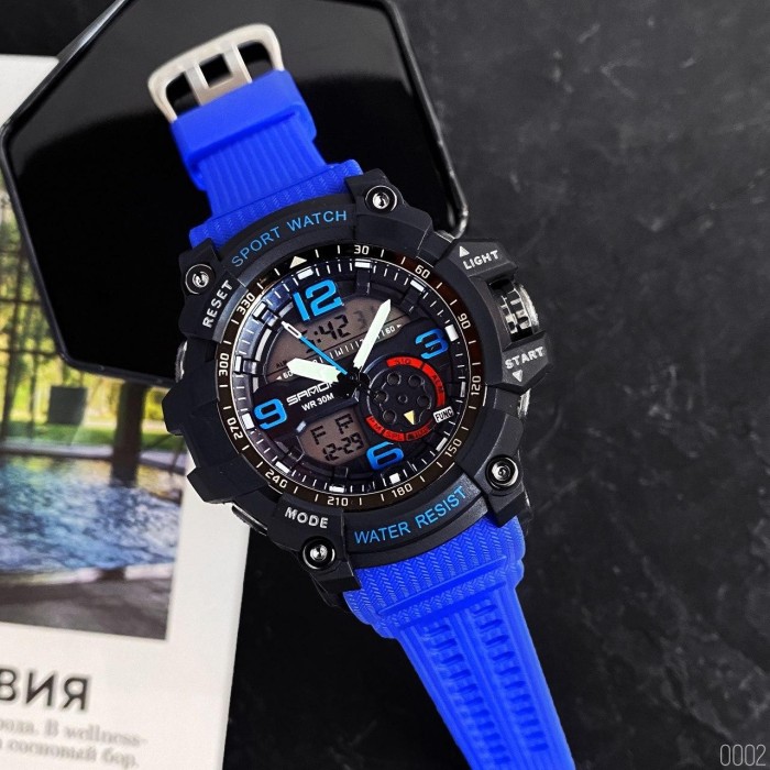 Годинник Sanda 759 Blue-Black - Стиль та Функціональність