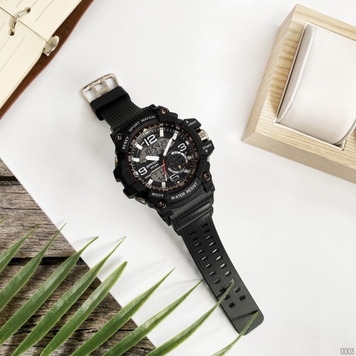 Спортивний годинник Sanda 759 All Black для чоловіків