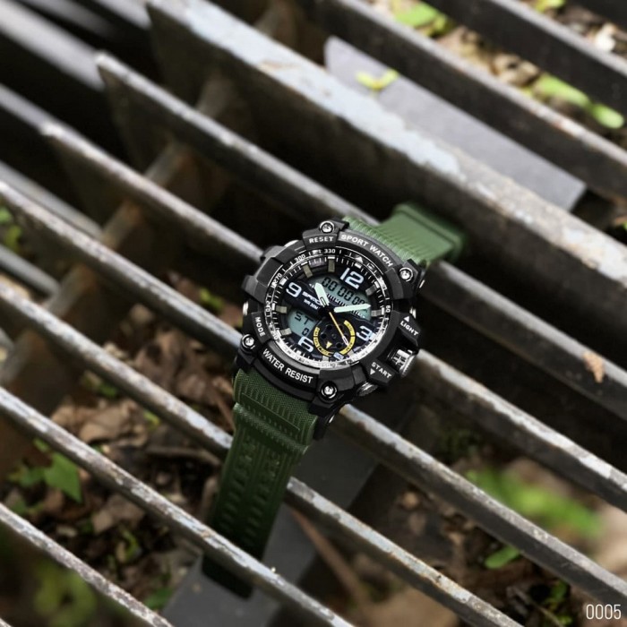 Наручний годинник Sanda 759 Green-Black