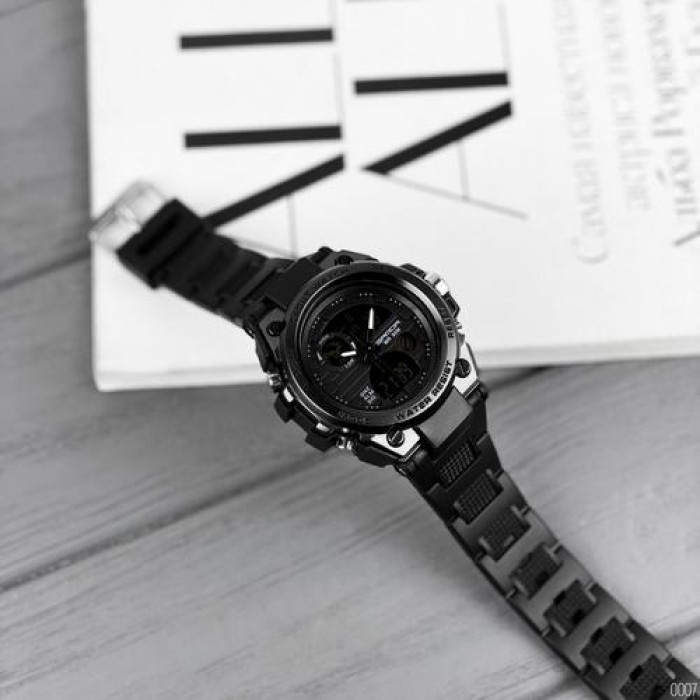 Чоловічий наручний годинник Sanda 739 All Black