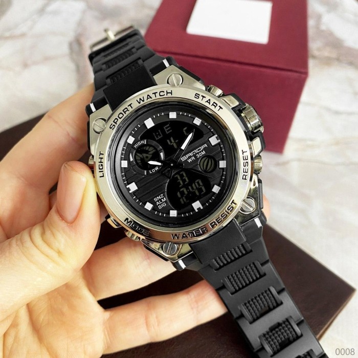 Годинник Sanda 739 Black-Silver: Стиль та Функціональність