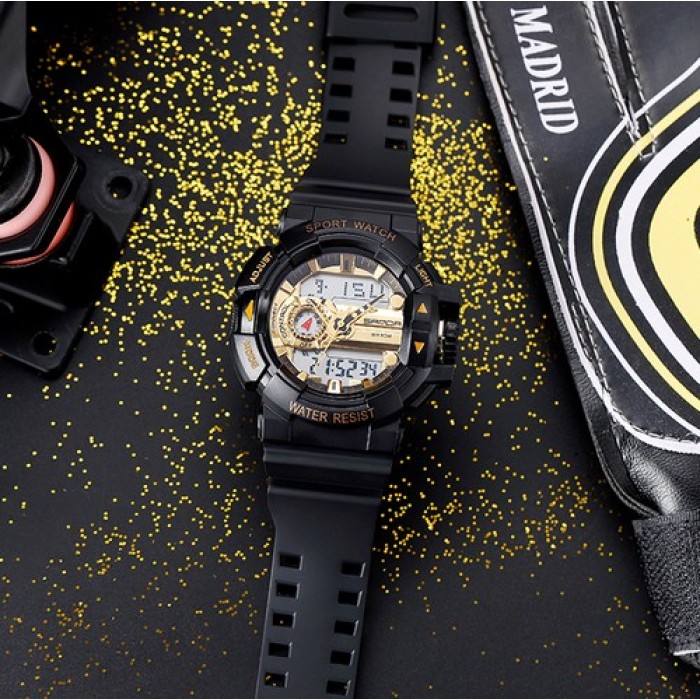 Годинник Sanda 599 Black-Gold – стиль та функціональність