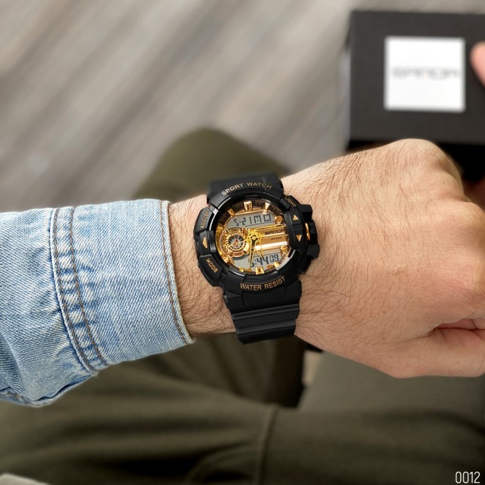 Годинник Sanda 599 Black-Gold – стиль та функціональність