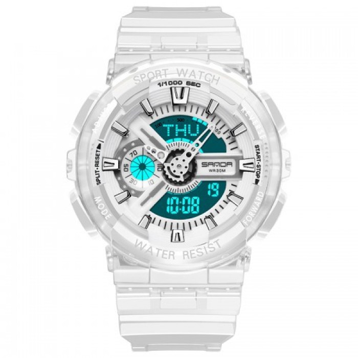 Жіночий спортивний годинник Sanda 892 White