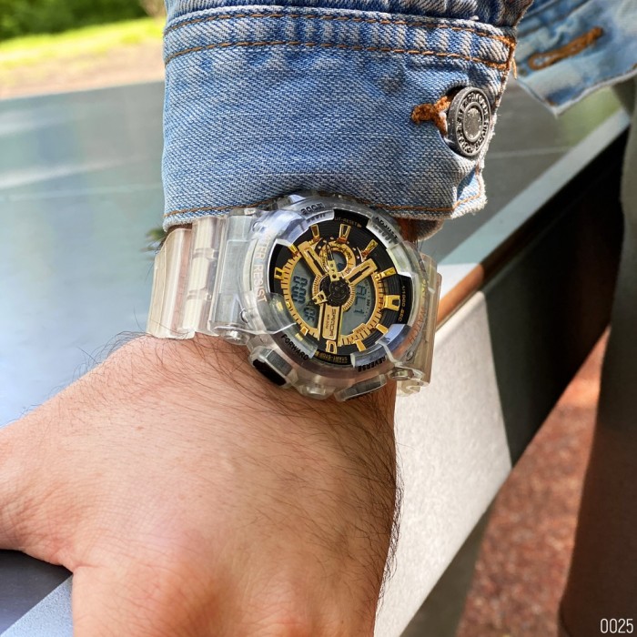 Спортивний чоловічий годинник Sanda 298 Gold