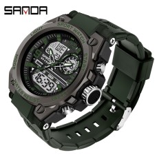 Sanda 6024 Black-Military Wristband
