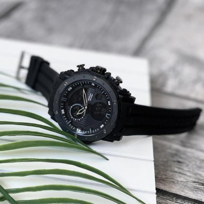 Годинник Sanda 6012 All Black - спортивний стиль і надійність