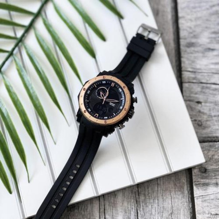 Годинник Sanda 6012 Black-Cuprum – Спортивний стиль та функціональність
