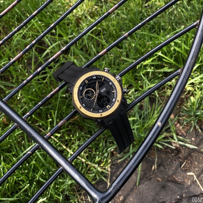Годинник Sanda 6012 Black-Gold – Стиль та Функціональність
