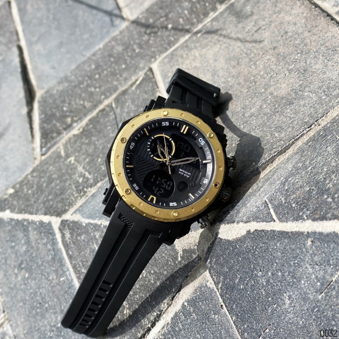Годинник Sanda 6012 Black-Gold – Стиль та Функціональність