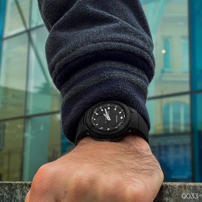 Жіночі спортивні годинники Sanda 6005 Black-Silver