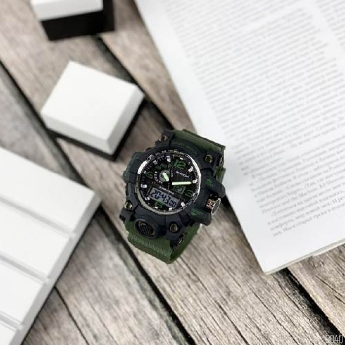 Годинники Sanda 742 Green-Black - Стиль та комфорт