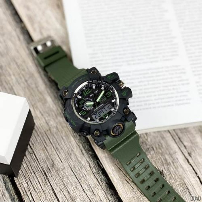 Годинники Sanda 742 Green-Black - Стиль та комфорт