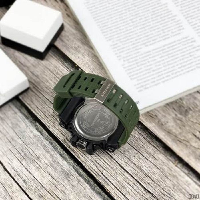 Годинники Sanda 742 Green-Black - Стиль та комфорт