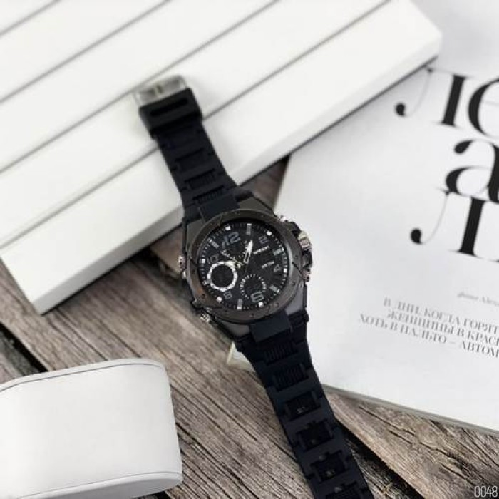Годинник Sanda 6008 All Black – Стильний Чоловічий Аксесуар