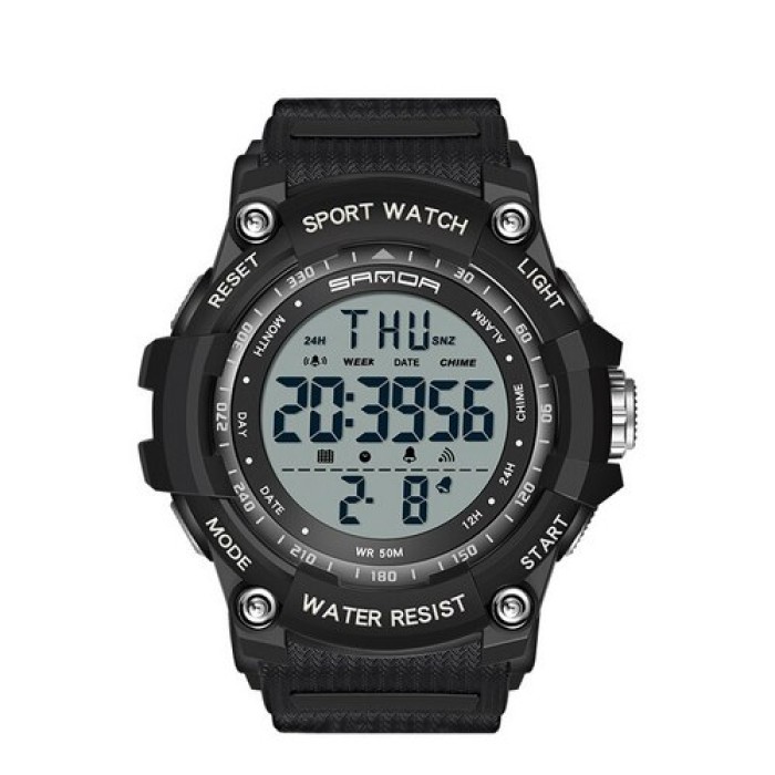 Наручний годинник Sanda 2016 Black – Спортивний стиль і надійність