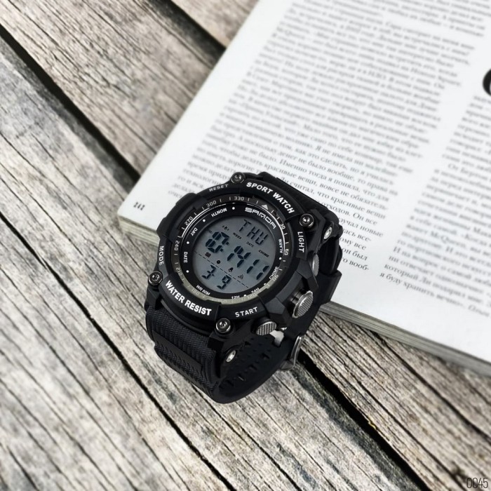 Наручний годинник Sanda 2016 Black – Спортивний стиль і надійність
