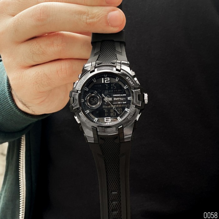 Годинник Sanda 6015 All Black – стиль та функціональність