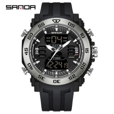 Sanda 6029 Black-Silver