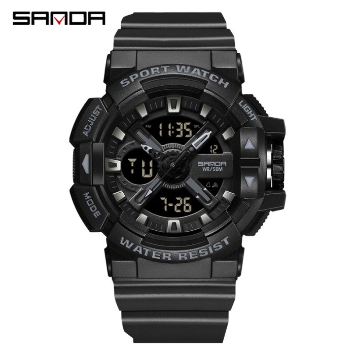 Годинник Sanda 3128 All Black – стиль і функціональність