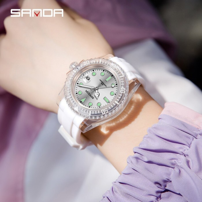 Спортивний годинник Sanda 9007 White