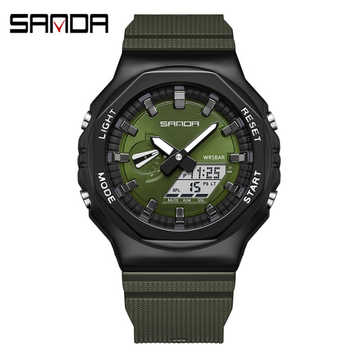 Наручний годинник Sanda 3167 Army Green