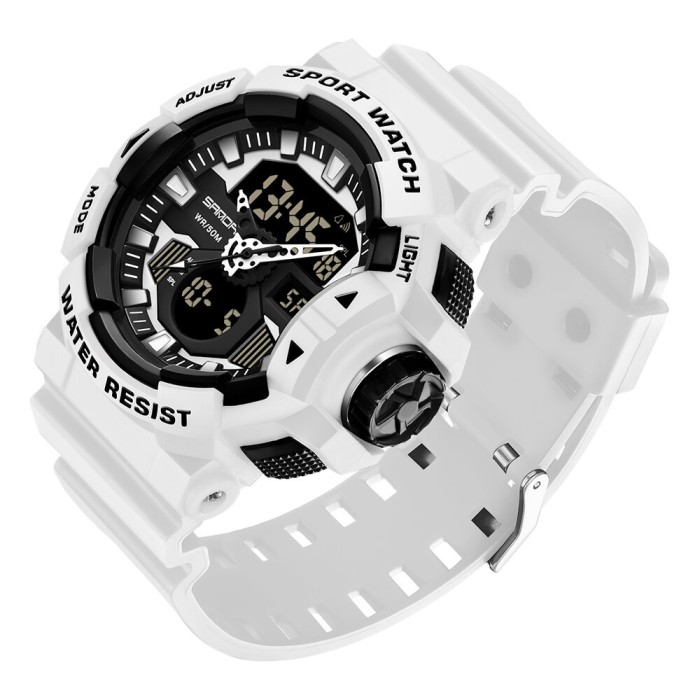 Спортивний годинник Sanda 3129 White – стиль та функціональність