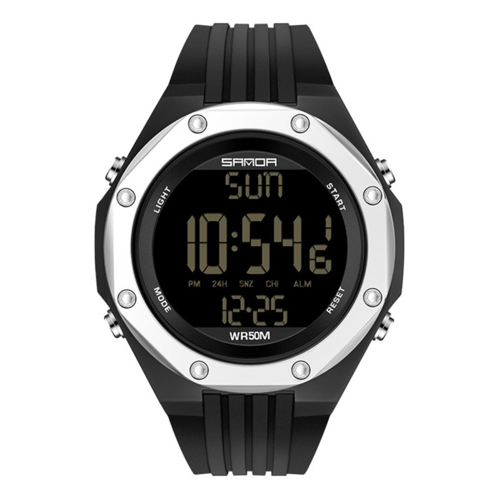 Наручний годинник Sanda 6093 Black-Silver