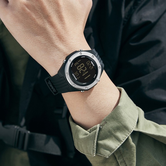 Наручний годинник Sanda 6093 Black-Silver