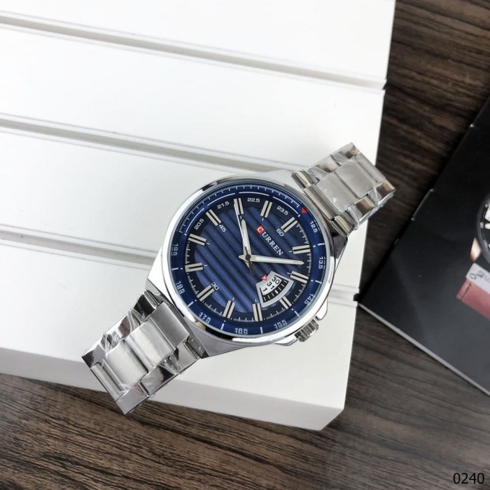 Curren 8375 Silver-Blue