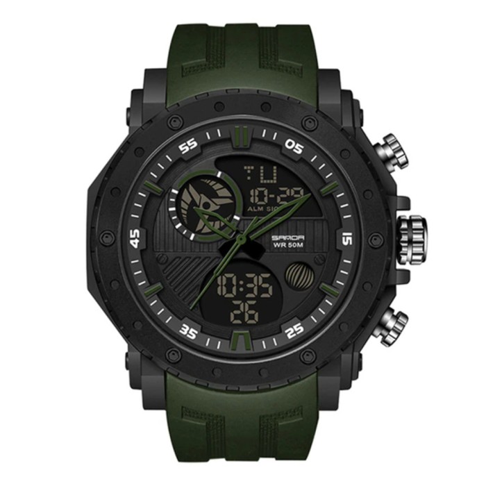 Наручний годинник Sanda 6012 Army Green