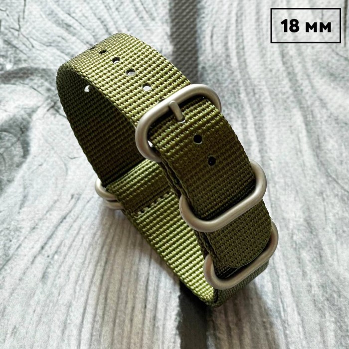 Ремешок Nato Green 18 мм