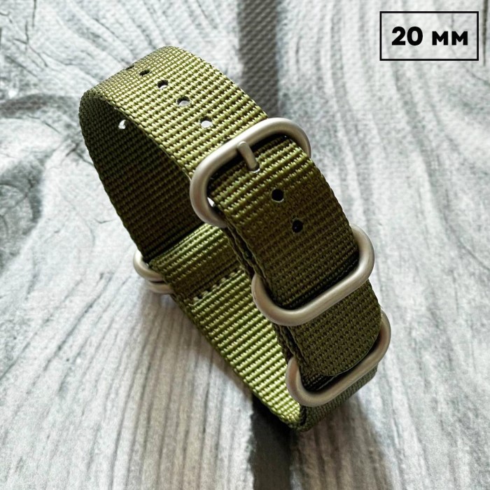 Ремешок Nato Green 20 мм