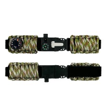 Ремінець паракордовий багатофункціональний Camo Green