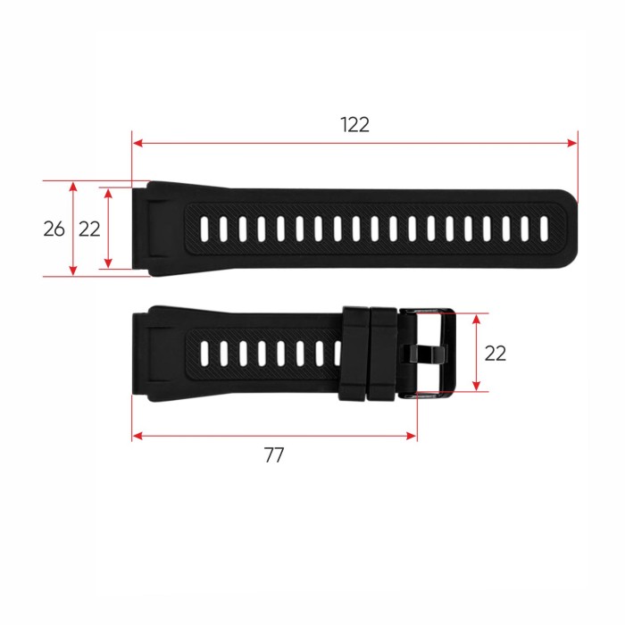 Ремінець для смарт годинника Modfit Ranger Black