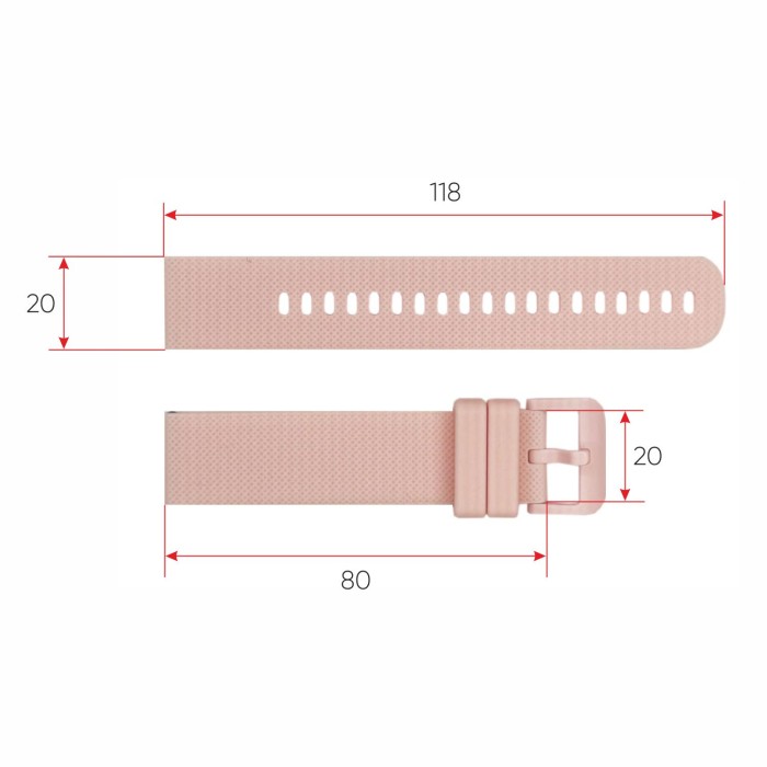 Ремінець для смарт годинника K26H Pink