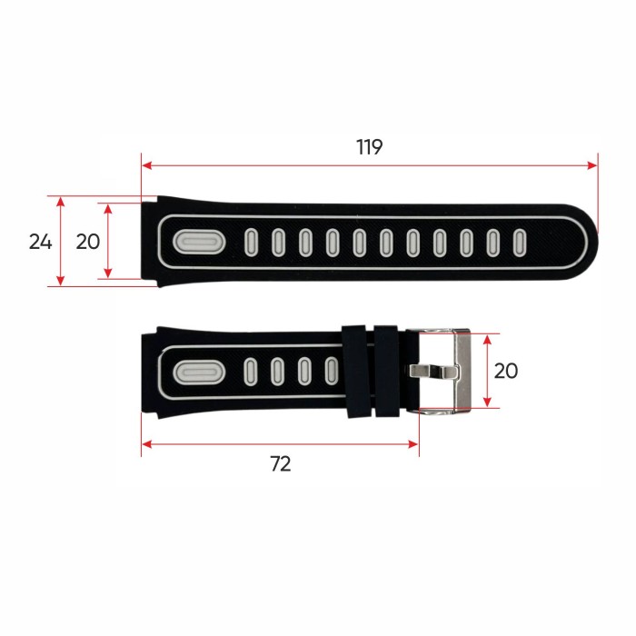 Ремінець для смарт годинника Modfit SkyLoom Black