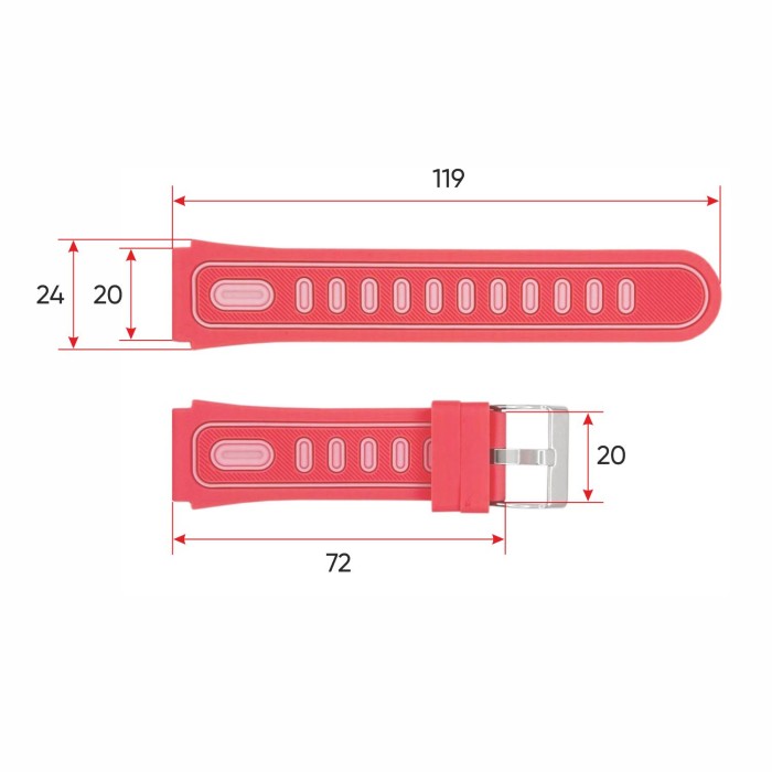 Ремінець для смарт годинника Modfit SkyLoom Pink