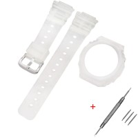 Ремінець + безель (рант) для Casio G-Shock GA-2100 Transl SI