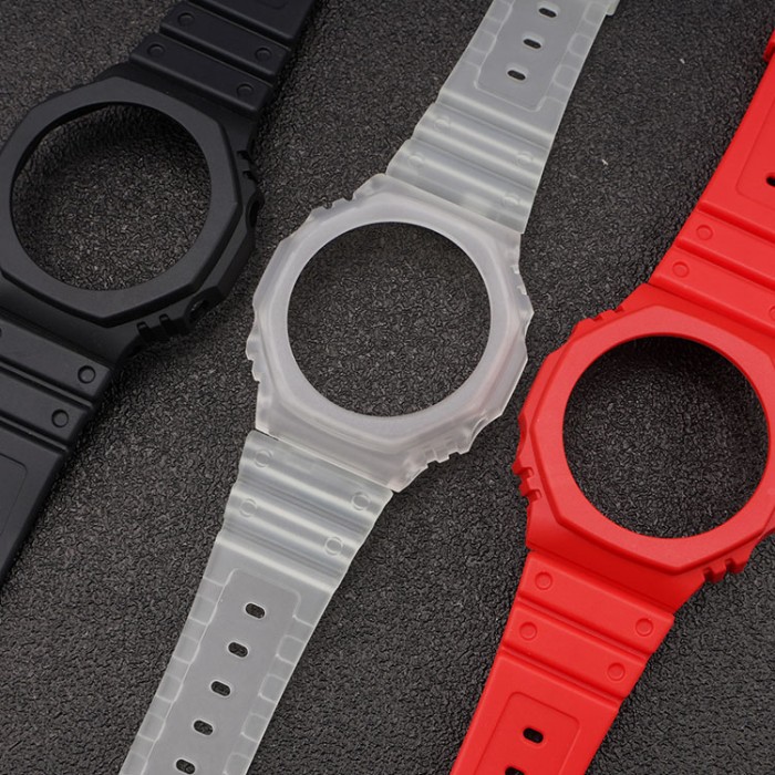 Ремінець + безель (рант) для Casio G-Shock GA-2100 Transl GD