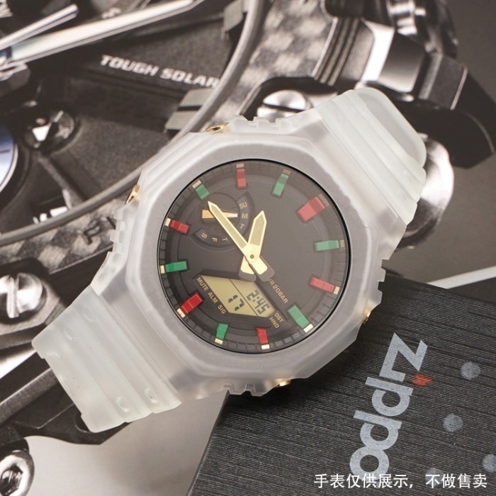 Ремінець + безель (рант) для Casio G-Shock GA-2100 Transl GD