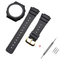 Ремінець + безель (рант) для Casio G-Shock GA-2100 Black GD