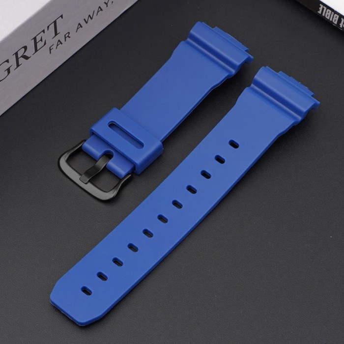 Ремінець для Casio G-Shock DW-5600/6900/G-5600/GW-M5610 Blue Black