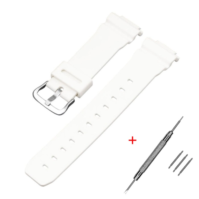 Ремінець для Casio G-Shock DW-6900 White SI